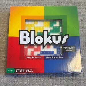 Mattel Blokus Board Game - Red, Yellow, Green, Blue, White
